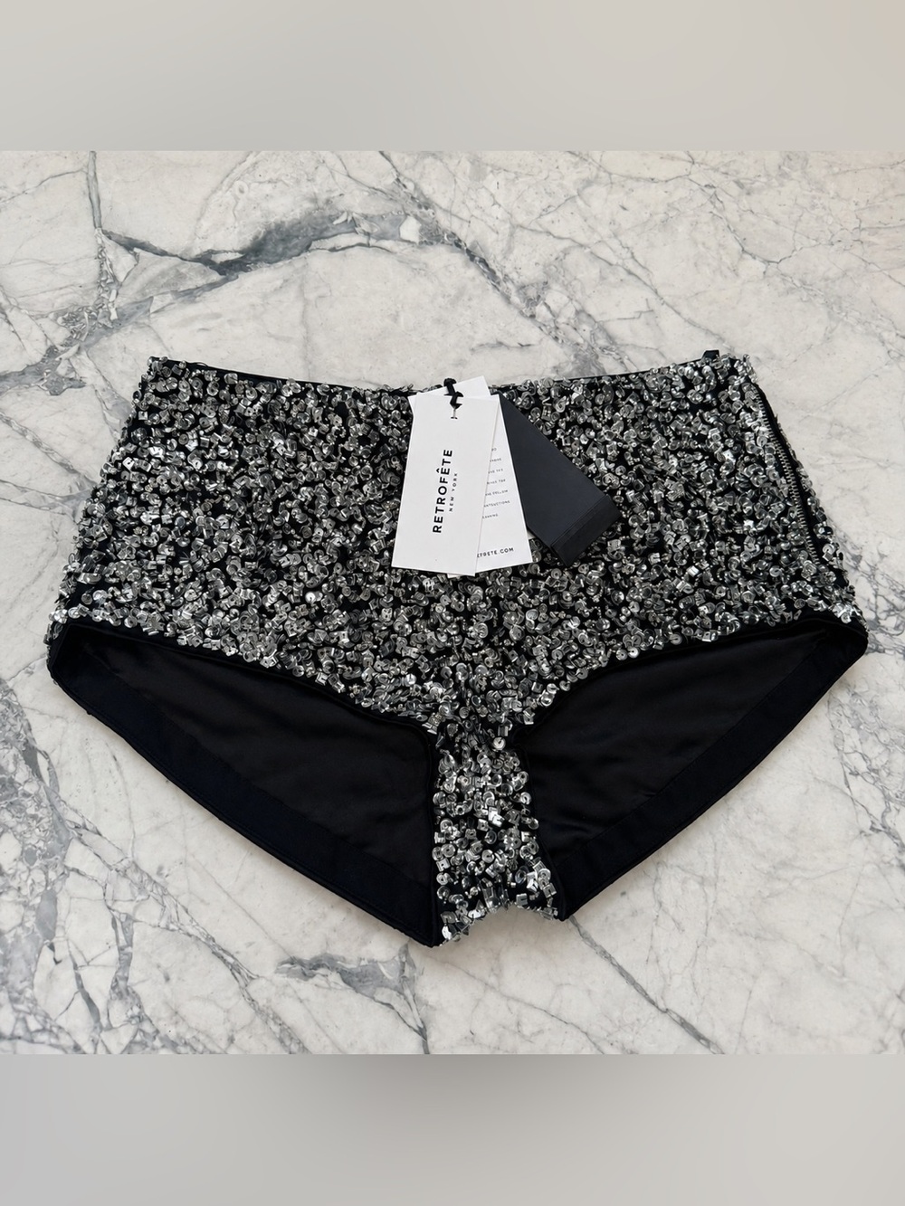 NWT Retrofête Braelynn Crystal Hot Short - Medium